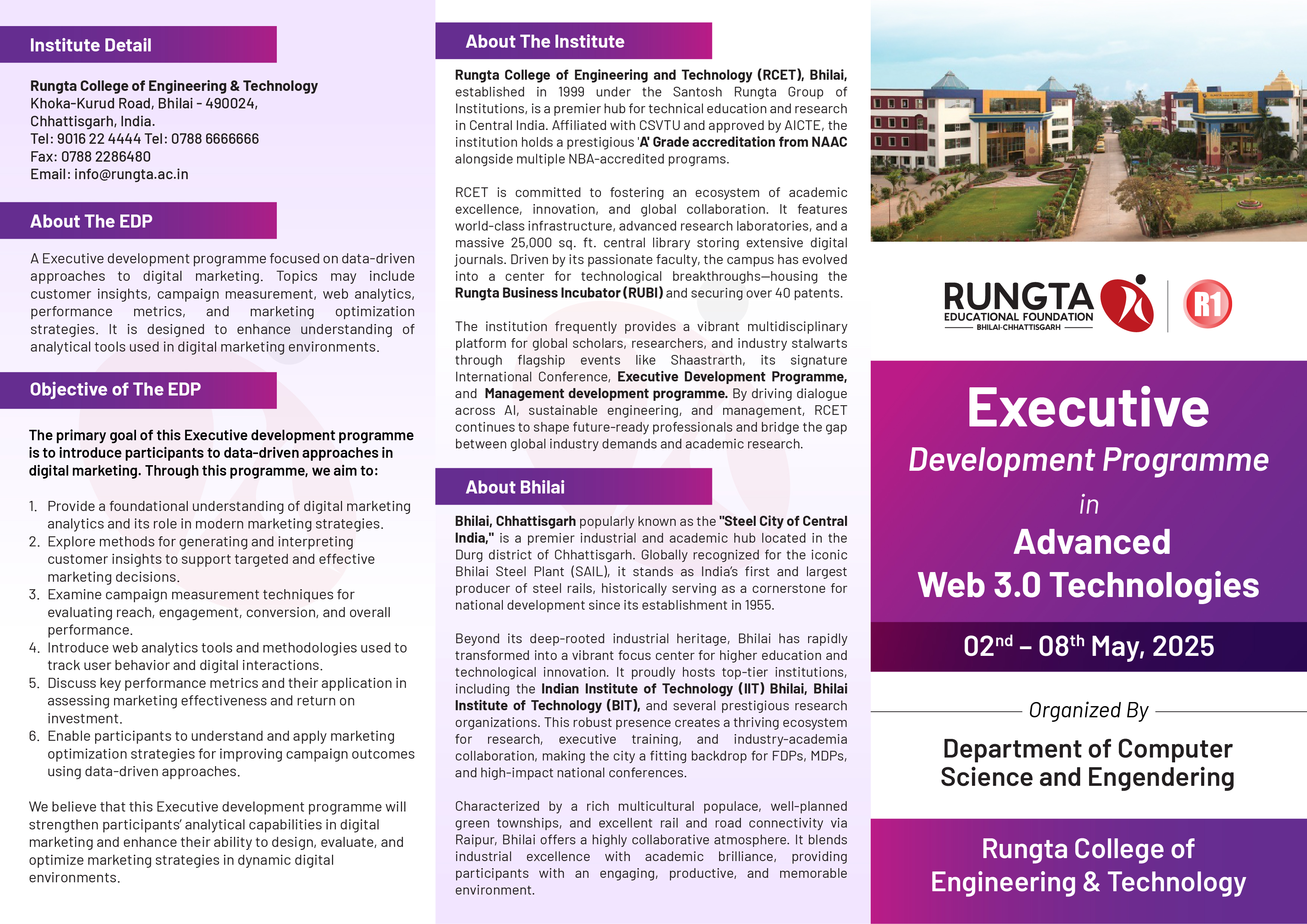 Executive Development Program in Advanced Web 3.0 Technologies